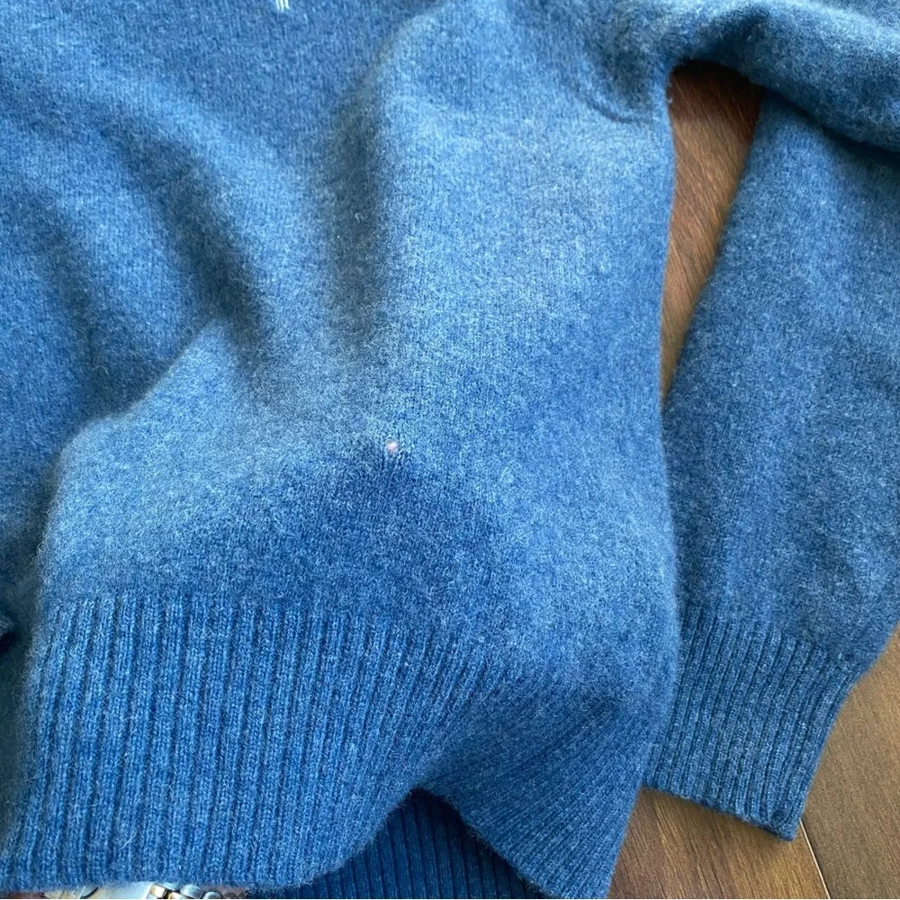 Y2K J. Crew 100% Lambswool Oarsman Medium Weight Crewneck Sweater